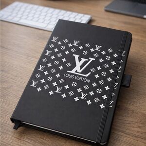 Monogram Black Notebook
